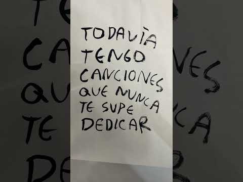 Todavía tengo canciones que nunca te supe dedicar #canciones #dedicar #fyp - Torna Gris - Artista Mexicano