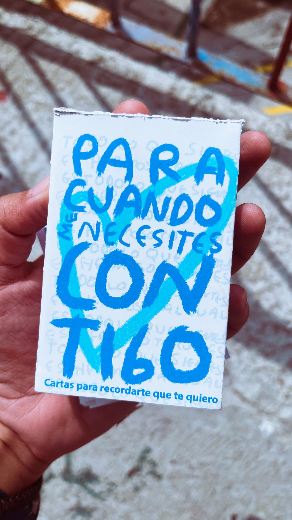 Para cuando me necesites contigo | Cartas de apoyo emocional