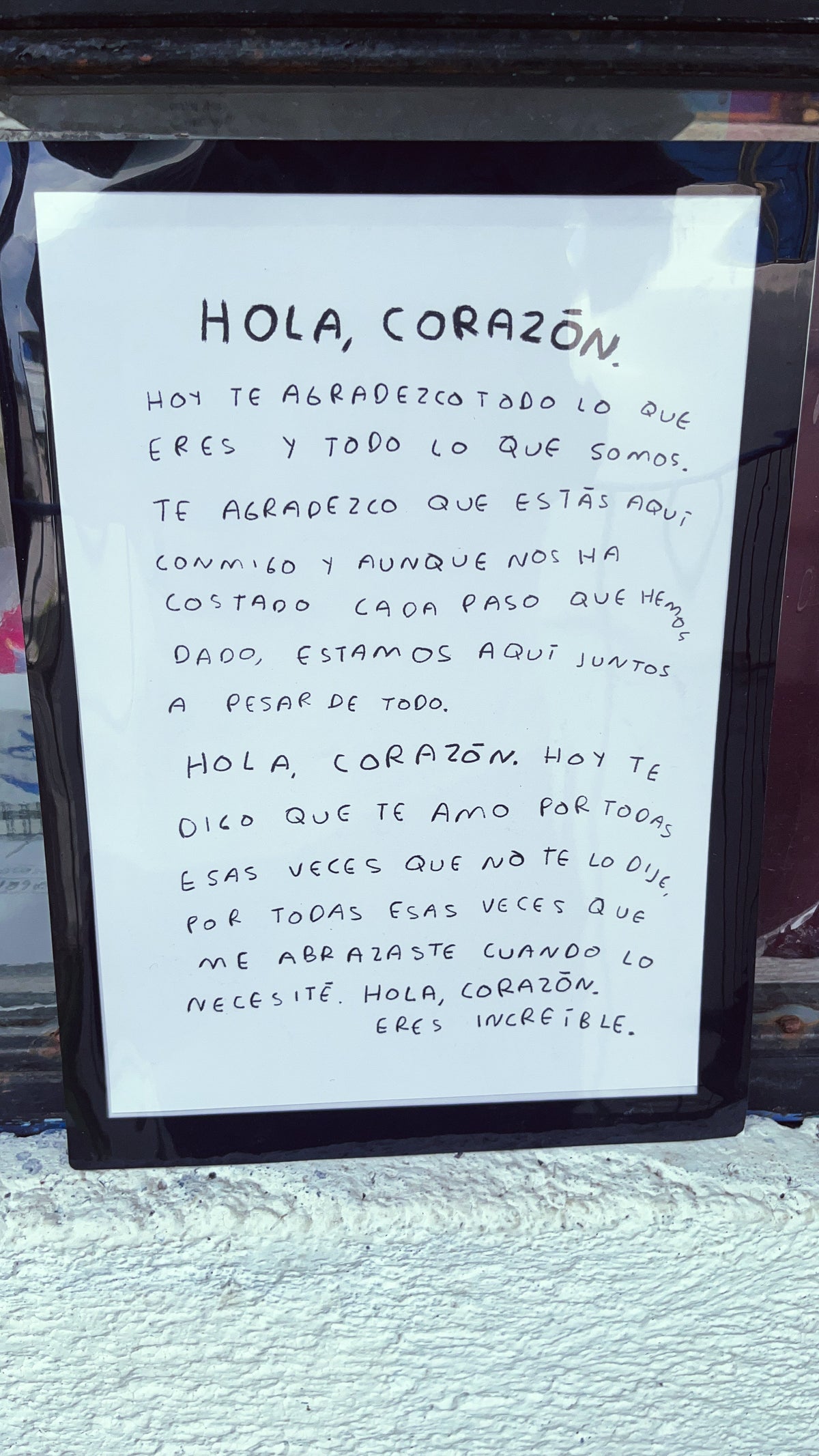 Hola, Corazón — Print Original Firmado - Torna Gris - Artista Mexicano