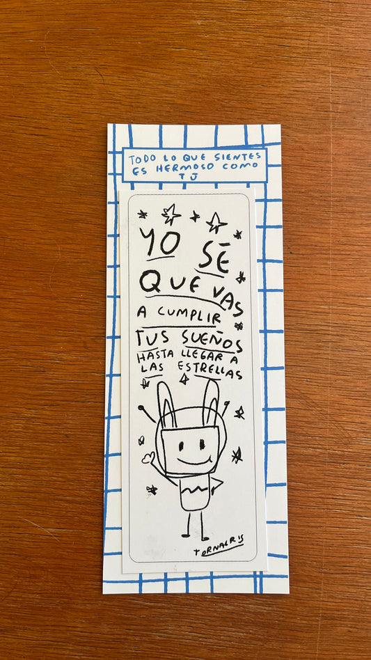 Set de 4 separadores de lectura - Torna Gris - Artista Mexicano