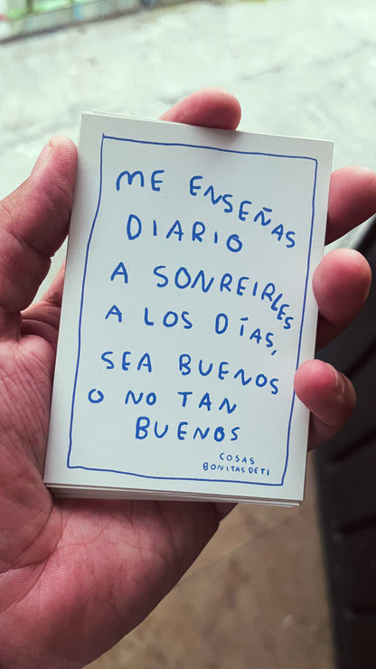 Todas las cosas bonitas de ti — Deck de cartas · Torna Gris