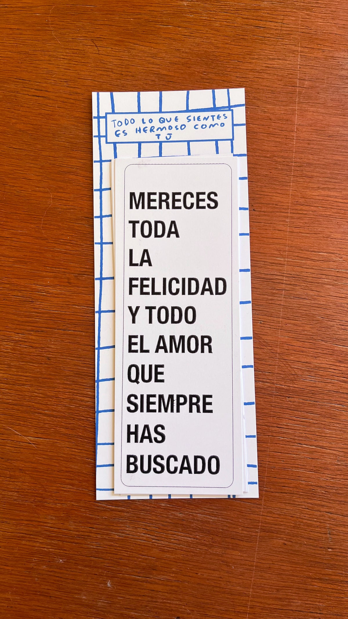 Set de 4 separadores de lectura - Torna Gris - Artista Mexicano