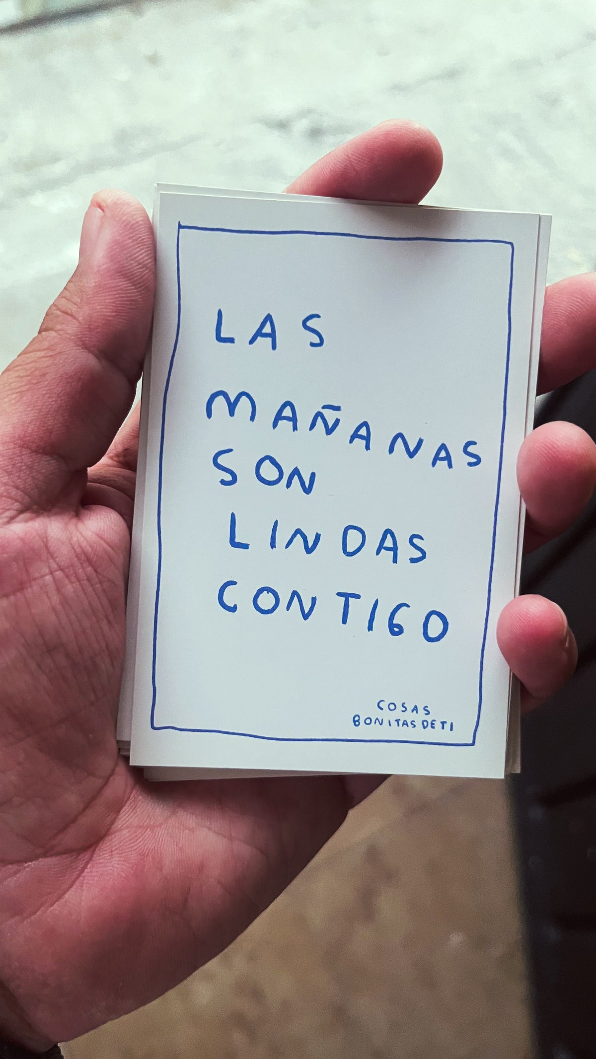 Todas las cosas bonitas de ti — Deck de cartas · Torna Gris