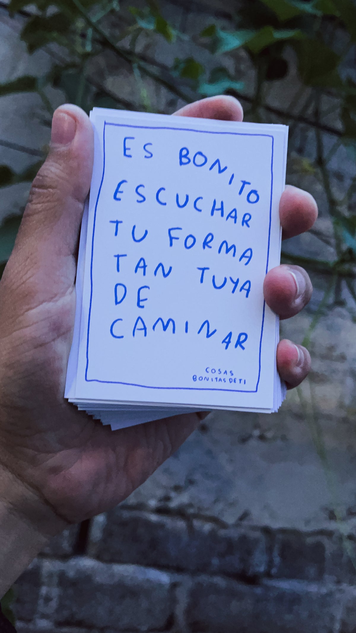 Todas las cosas bonitas de ti — Deck de cartas · Torna Gris - Torna Gris - Artista Mexicano