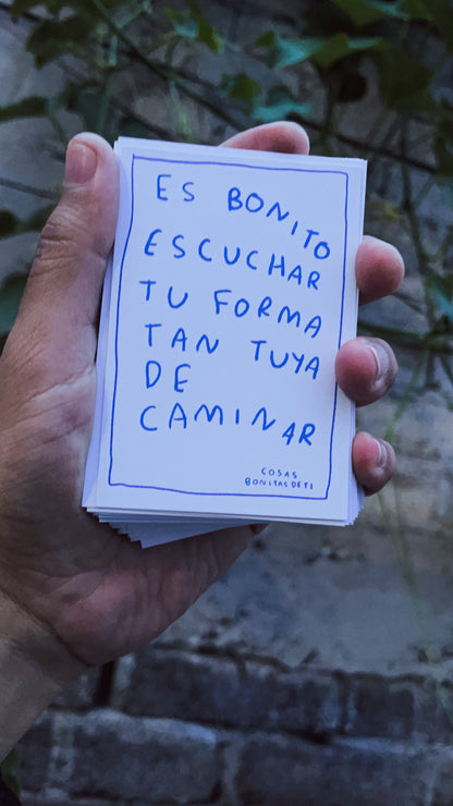 Todas las cosas bonitas de ti — Deck de cartas · Torna Gris - Torna Gris - Artista Mexicano