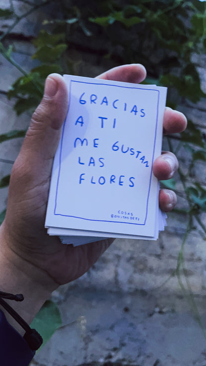 Todas las cosas bonitas de ti — Deck de cartas · Torna Gris - Torna Gris - Artista Mexicano