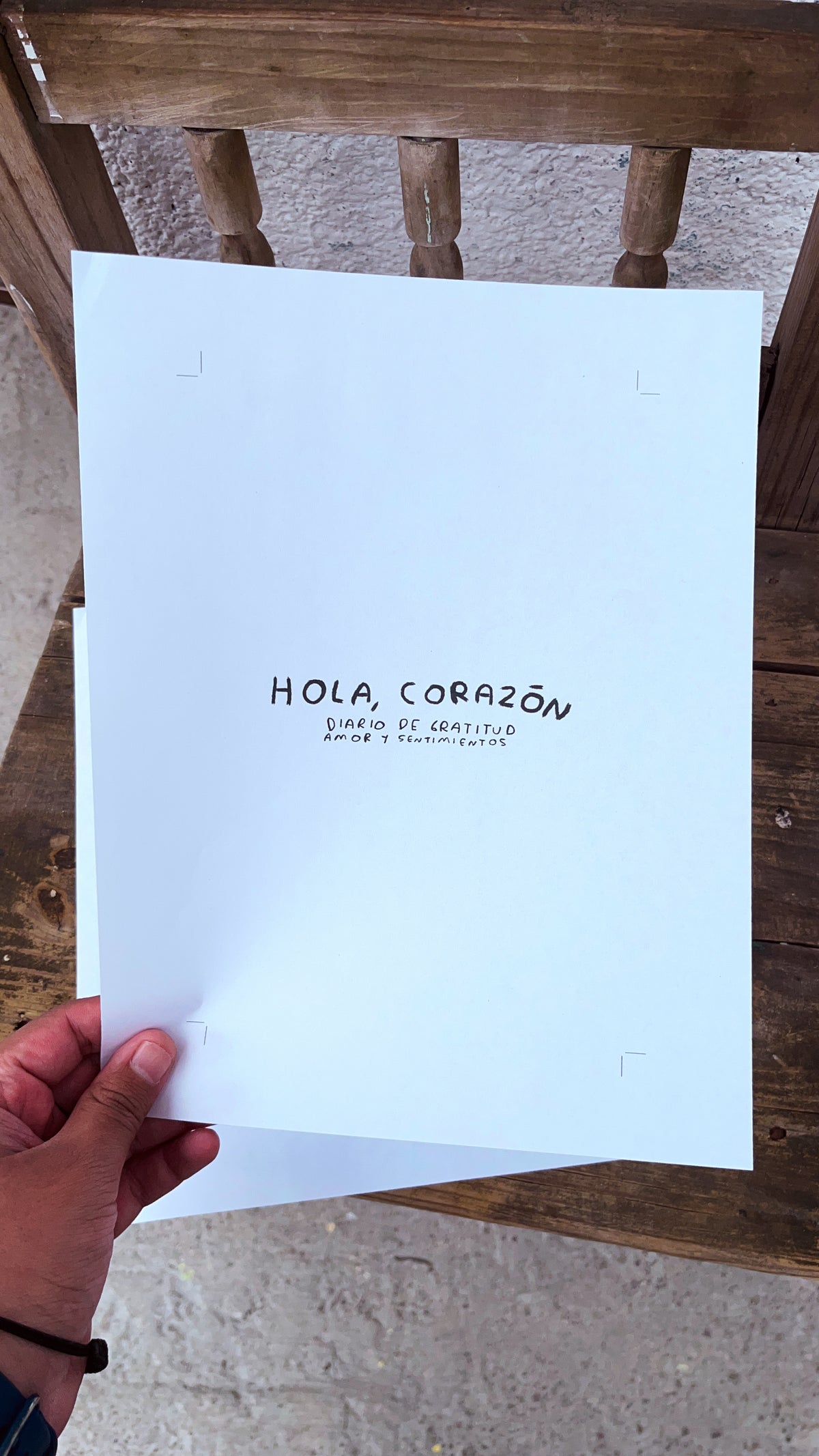 Hola, Corazón (PDF imprimible) | Diario de Sanación, Autoconocimiento y Emociones - Torna Gris - Artista Mexicano