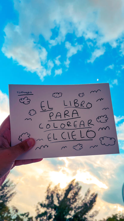El libro para colorear el cielo | Libro para Colorear, Sanar y sentir - Torna Gris - Artista Mexicano