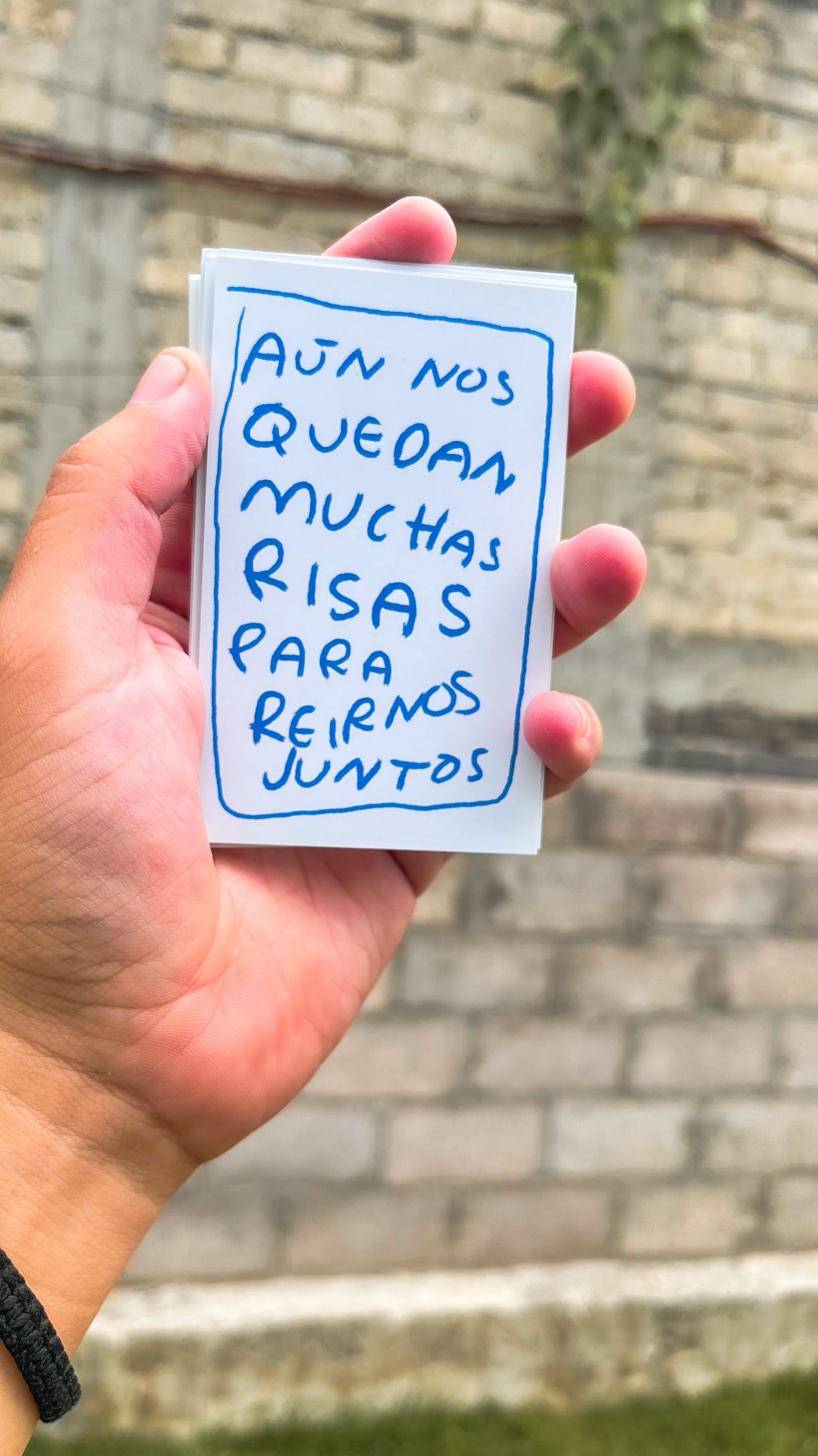 Para cuando me necesites contigo | Cartas de apoyo emocional - Torna Gris - Artista Mexicano