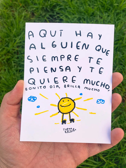 Set de 40 postales para regalar (imprime en casa) - Torna Gris - Artista Mexicano