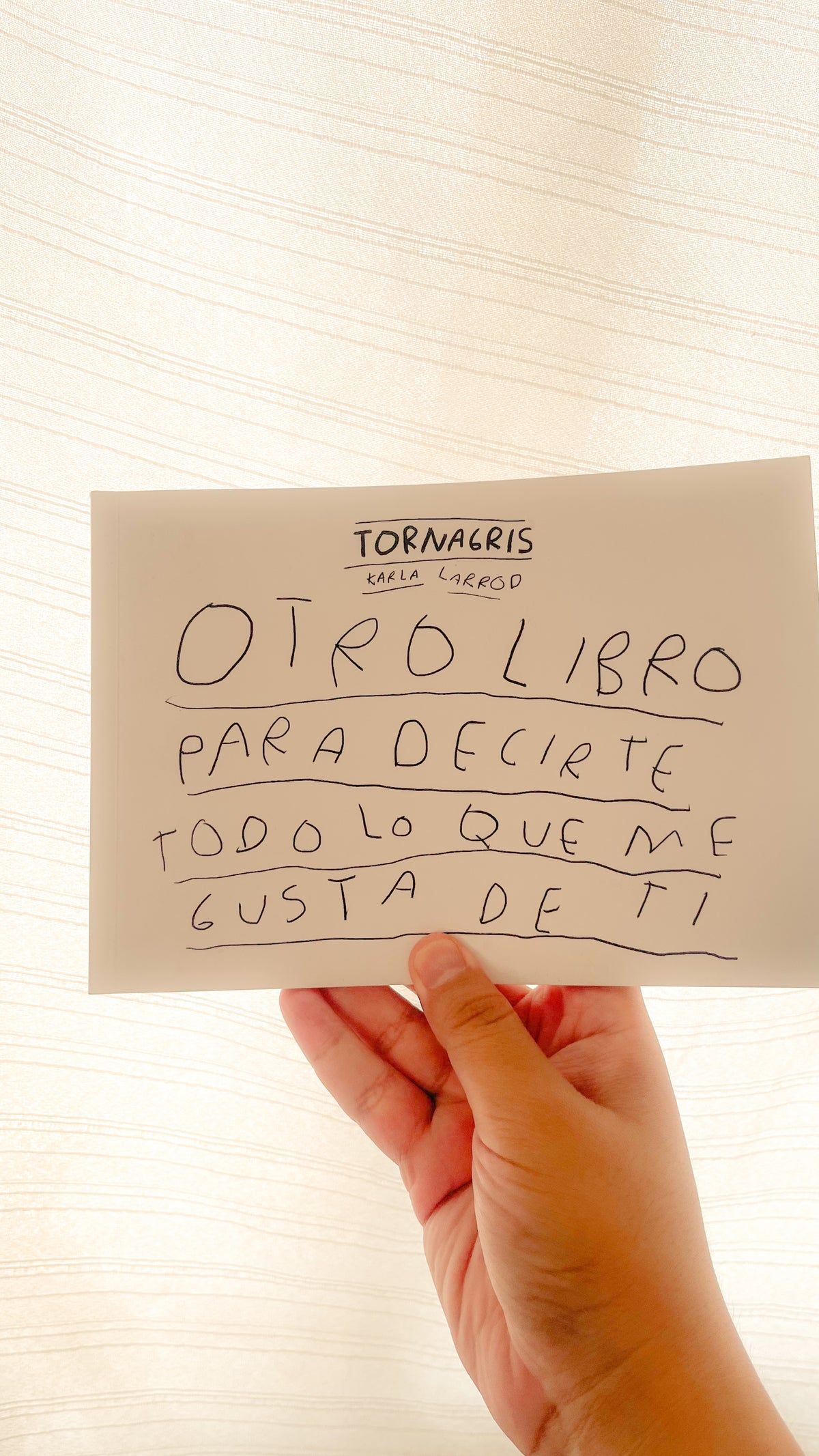 Otro Libro para Decirte Todo lo que Me Gusta de Ti – Libro de Amor para Regalar - Torna Gris - Artista Mexicano