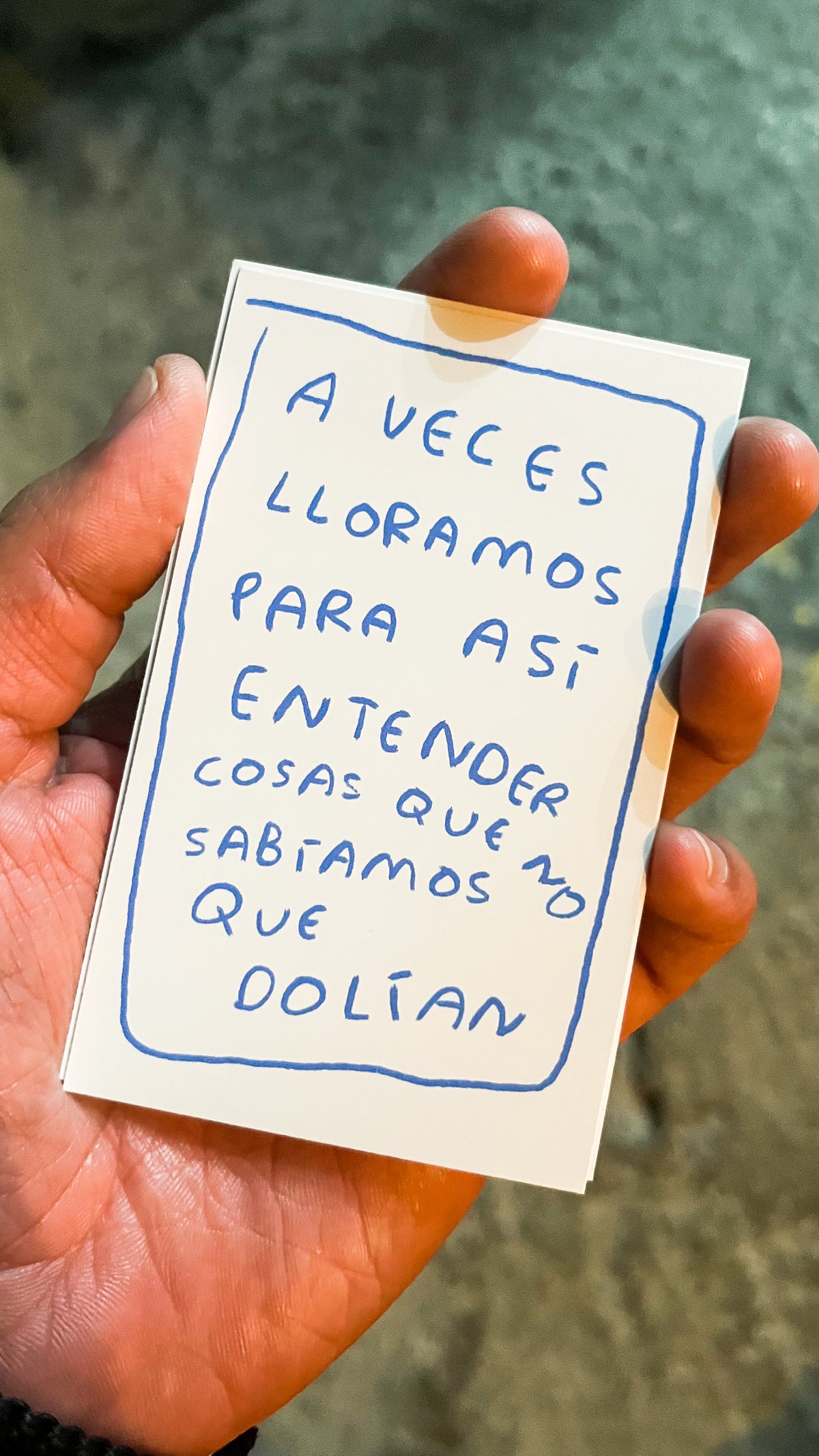 Para cuando me necesites contigo (PDF imprimible) | Cartas de apoyo emocional - Torna Gris - Artista Mexicano
