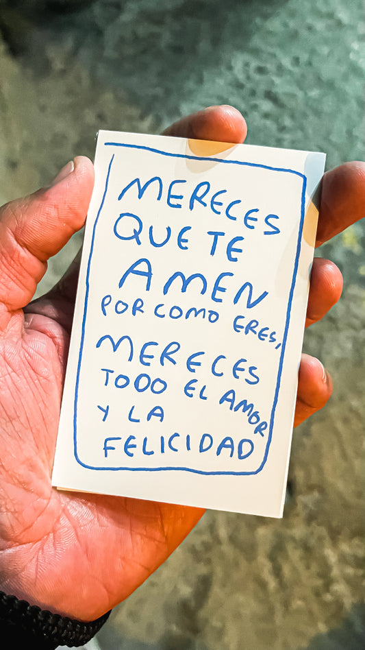 Para cuando me necesites contigo (PDF imprimible) | Cartas de apoyo emocional - Torna Gris - Artista Mexicano