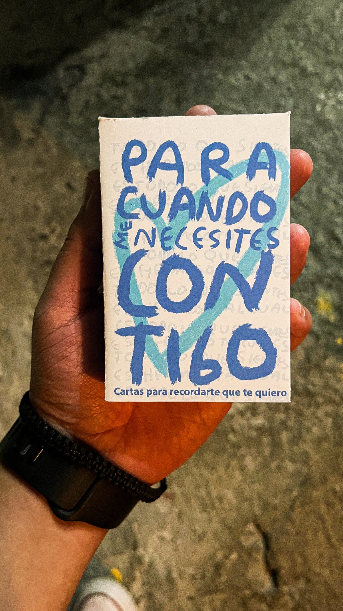 Para cuando me necesites contigo (PDF imprimible) | Cartas de apoyo emocional - Torna Gris - Artista Mexicano