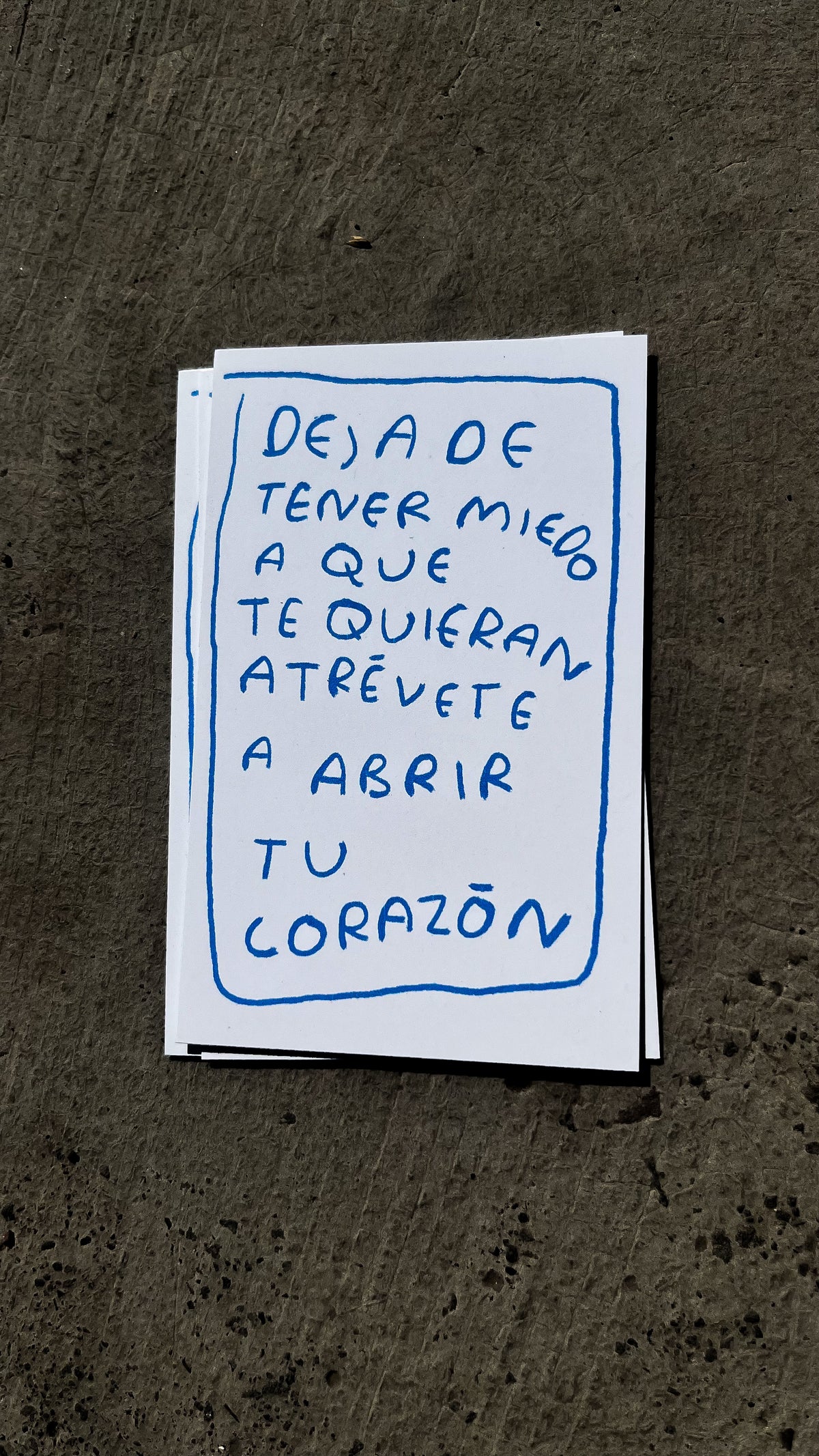 Para cuando me necesites contigo | Cartas de apoyo emocional - Torna Gris - Artista Mexicano