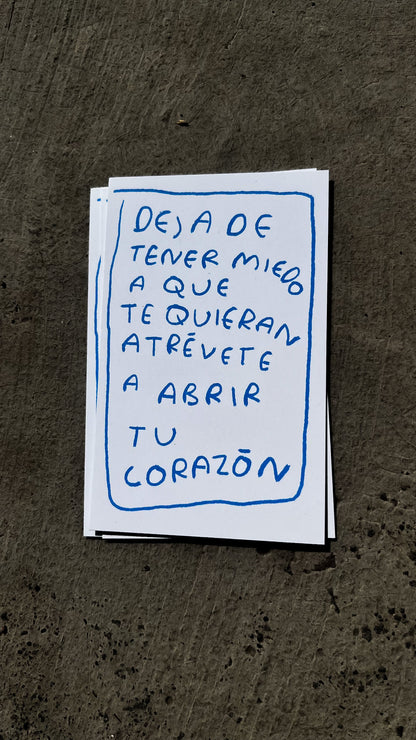 Para cuando me necesites contigo | Cartas de apoyo emocional - Torna Gris - Artista Mexicano