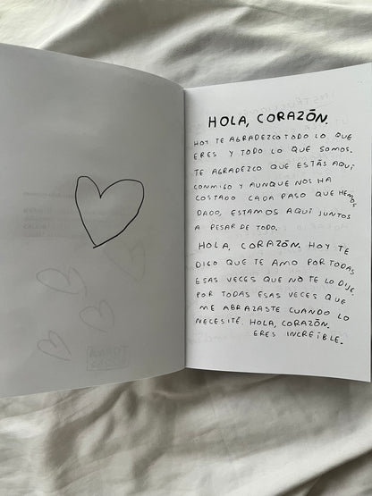 Hola, corazon. Diario para entender tus sentimientos (FISICO) Torna Gris - Artista Mexicano