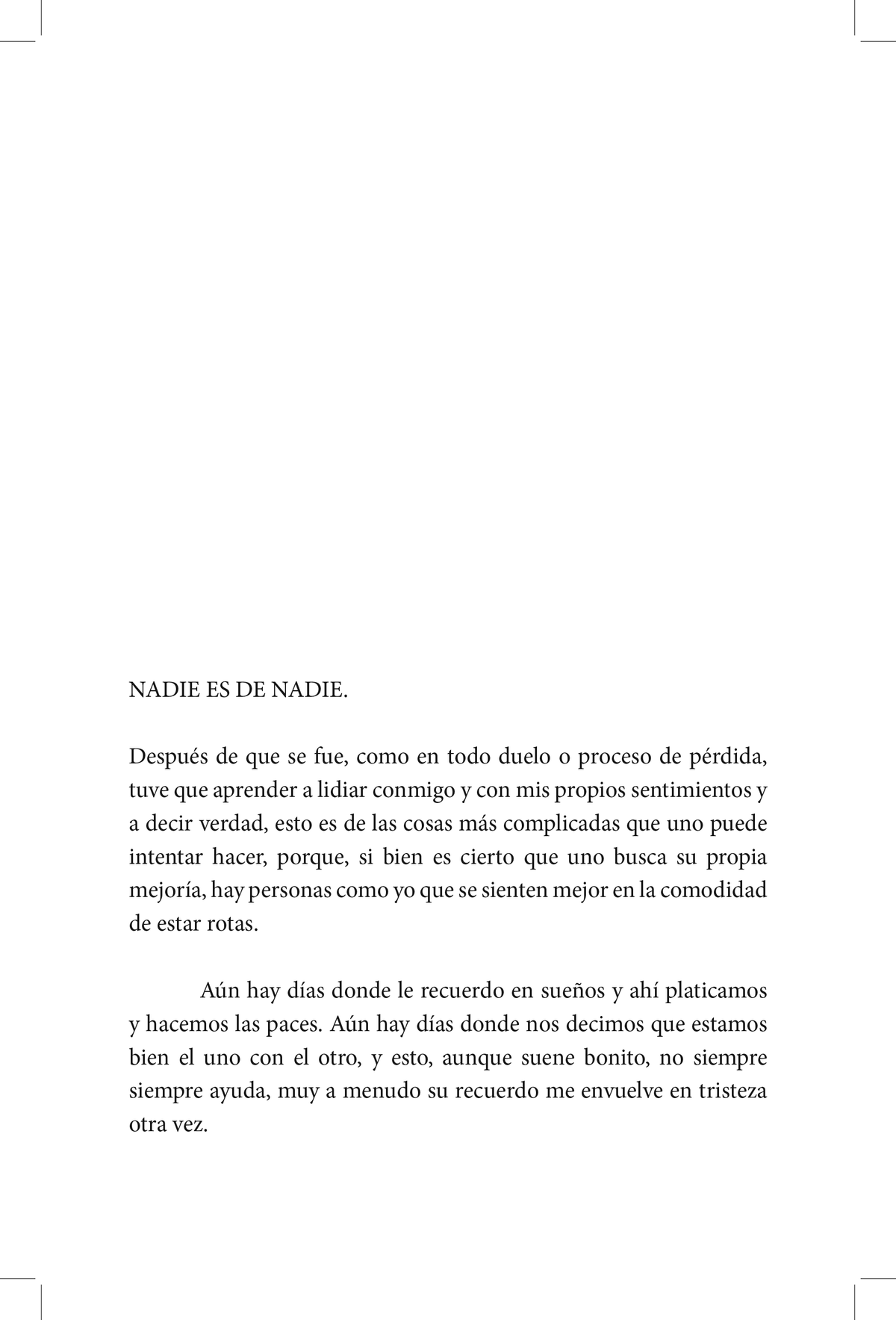pagina del libro se te olvido decirme como dejarte de querer texto original extraido del libro original 