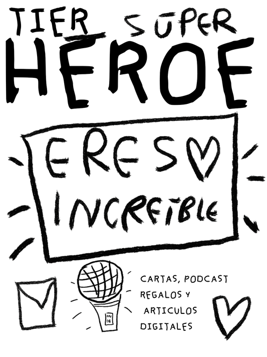 Yo También Sé Llorar | Mail Club — Tier Premium: Carta + Stickers + Libro o Ropa + Podcast - Torna Gris - Artista Mexicano