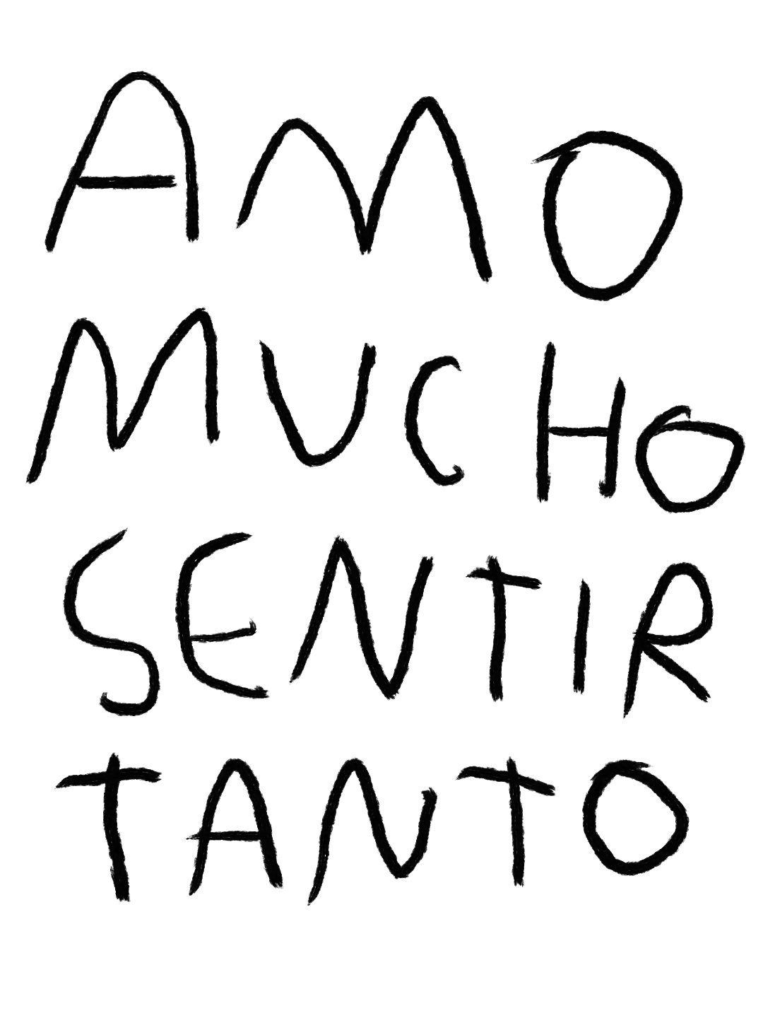 Amo Mucho Sentir Tanto – Print Original Tamaño Carta | Tornagris - Torna Gris - Artista Mexicano
