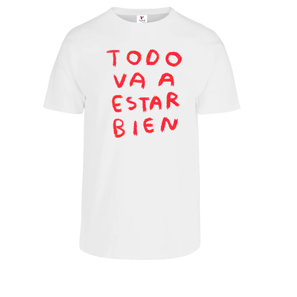 Todo va a estar bien - Playera Unisex - Torna Gris - Artista Mexicano