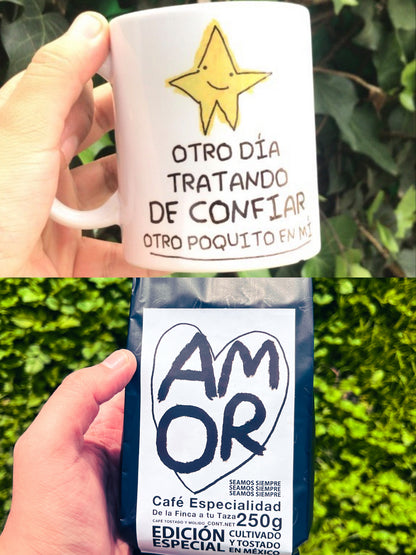 Café Amor con Taza Edición Especial | Torna Gris - Torna Gris - Artista Mexicano