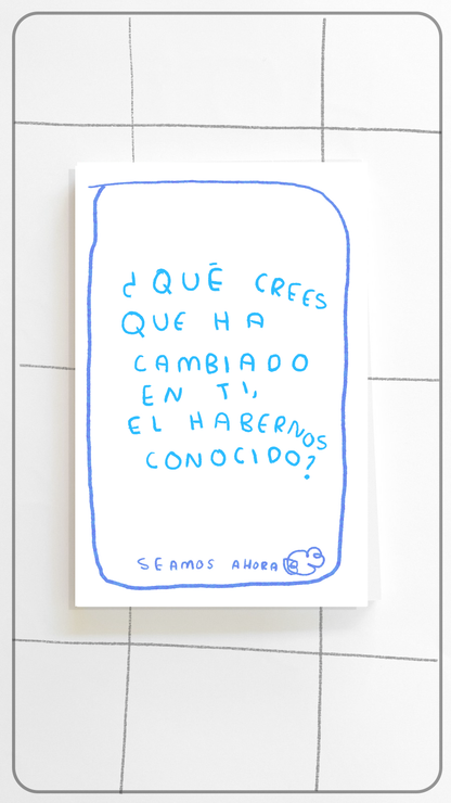 Seamos Nuestro Ahora | Juego de Mesa de 70 Preguntas para Conectar y Conocerse Mejor - Torna Gris - Artista Mexicano
