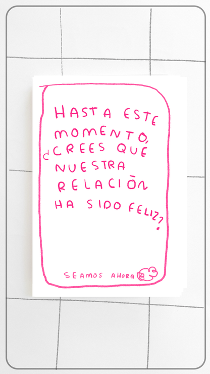 Seamos Nuestro Ahora | PAREJAS (PDF imprimible) - 70 Preguntas para Fortalecer Conexiones Emocionales - Torna Gris - Artista Mexicano