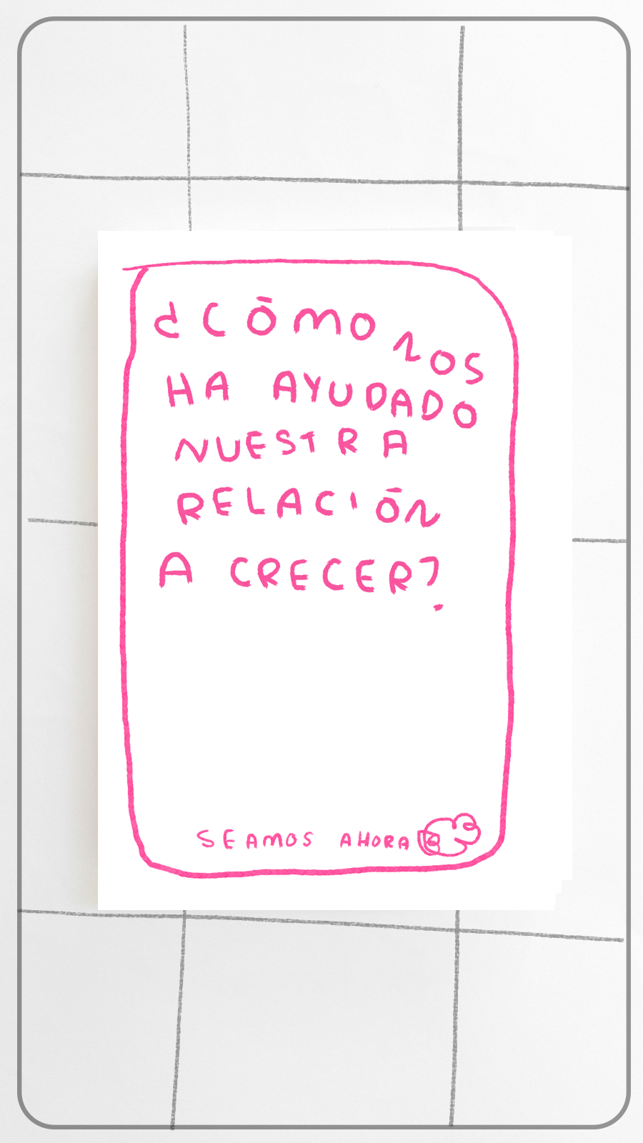 Seamos Nuestro Ahora | PAREJAS - Juego de Mesa de 70 Preguntas para Fortalecer Conexiones Emocionales - Torna Gris - Artista Mexicano