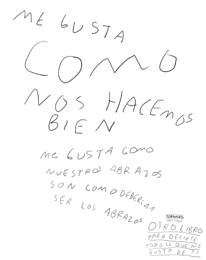 Otro Libro para Decirte Todo lo que Me Gusta de Ti (PDF imprimible) | Libro de amor para regalar - Torna Gris - Artista Mexicano
