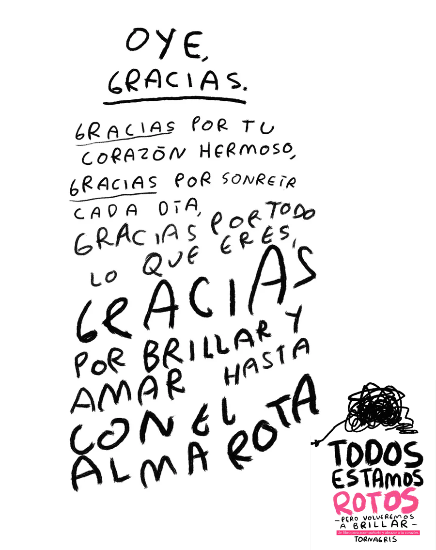 Todos Estamos Rotos (PDF imprimible) | Libro de Amor, Desamor y Sanación - Torna Gris - Artista Mexicano