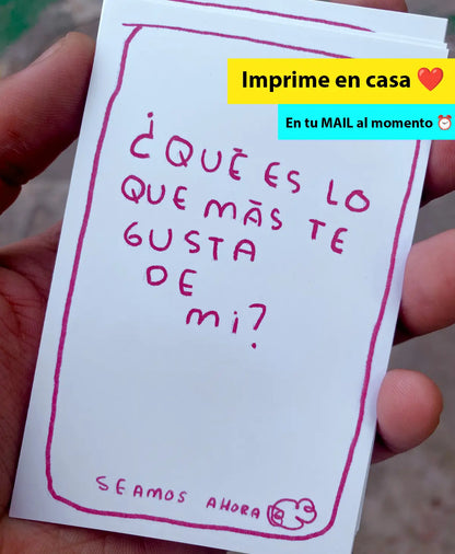 Seamos nuestro ahora Parejas 2da edicion (imprime en casa) - Torna Gris - Artista Mexicano