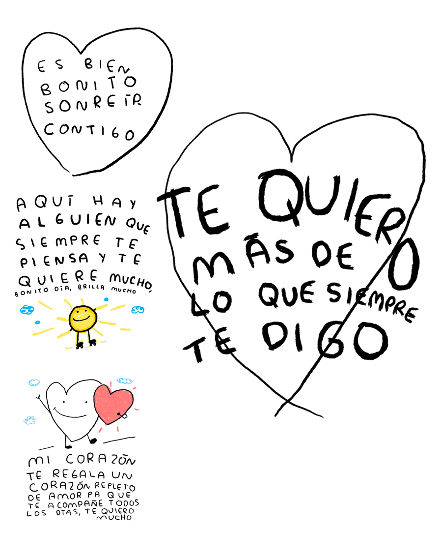 Set de 40 postales para regalar — Imprime en casa · Torna Gris - Torna Gris - Artista Mexicano