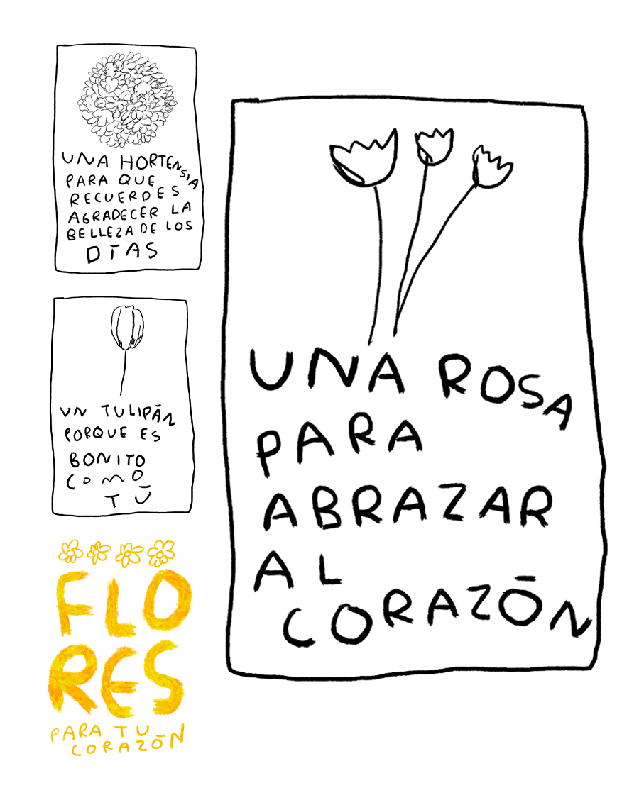 Eres Todas las Flores | Deck de Cartas de Flores para recordarte tener un buen dia (PDF Imprimible) - Torna Gris - Artista Mexicano