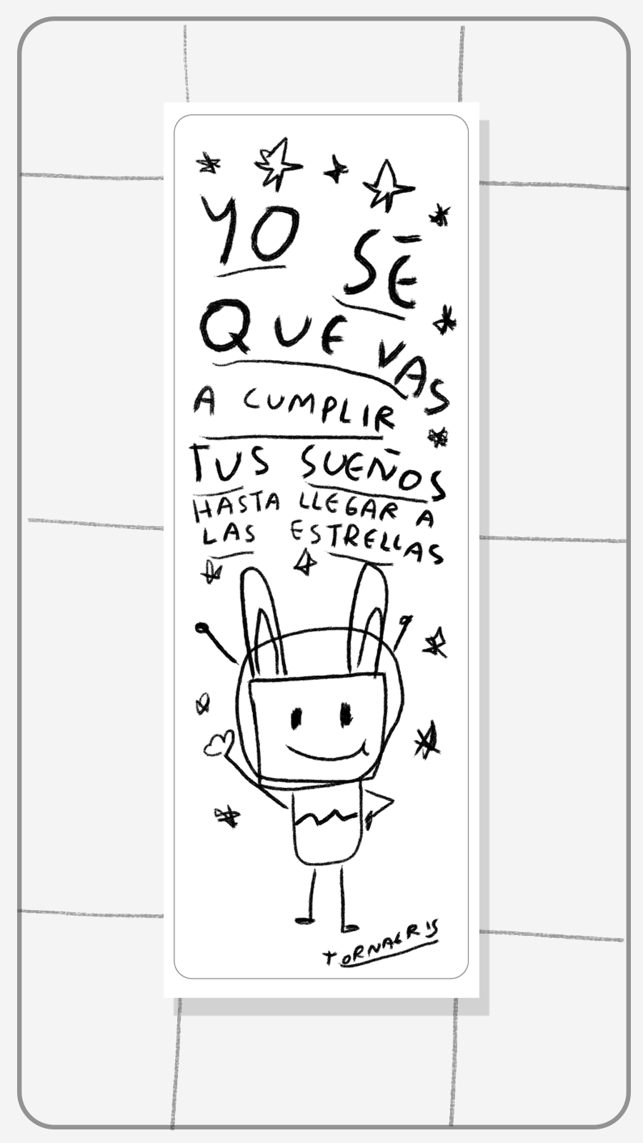 Set de 4 separadores de lectura (PDF imprimible) - Torna Gris - Artista Mexicano